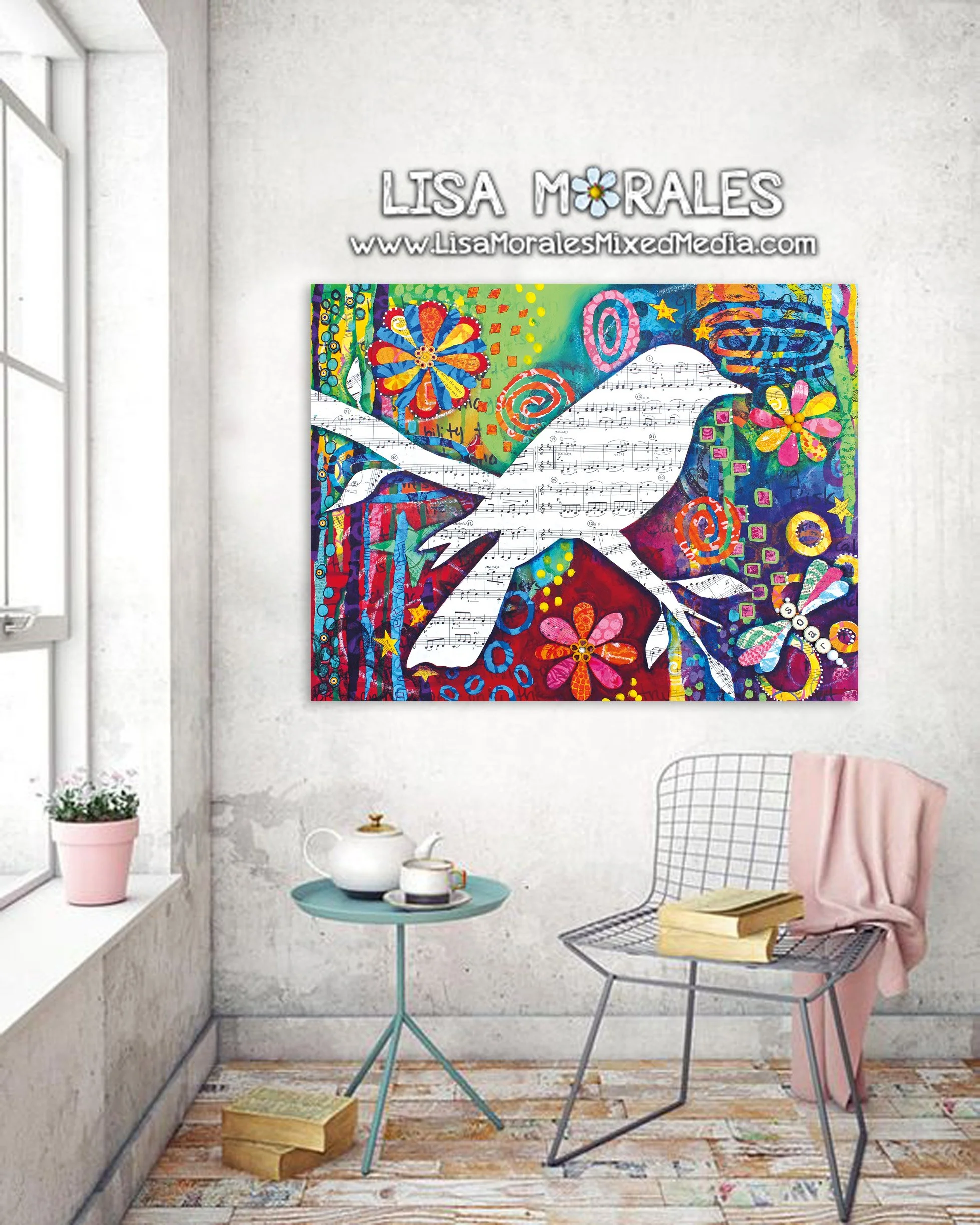 Bird Song — Lisa Morales Mixed Media